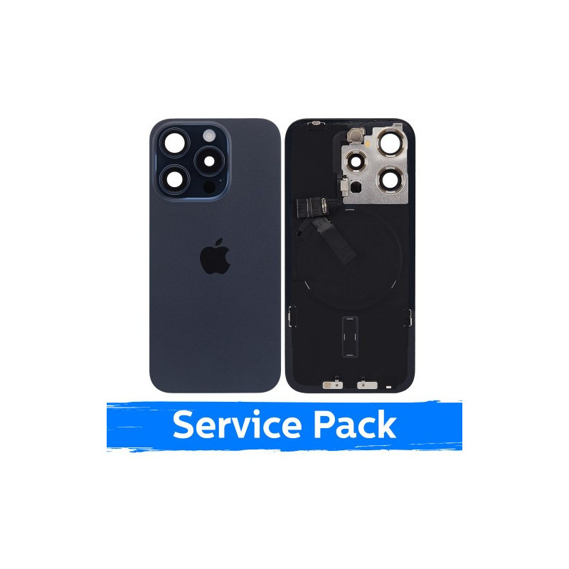 Galinis dangtelis skirtas Apple iPhone 15 Pro / Blue Titanium / (Service Pack)