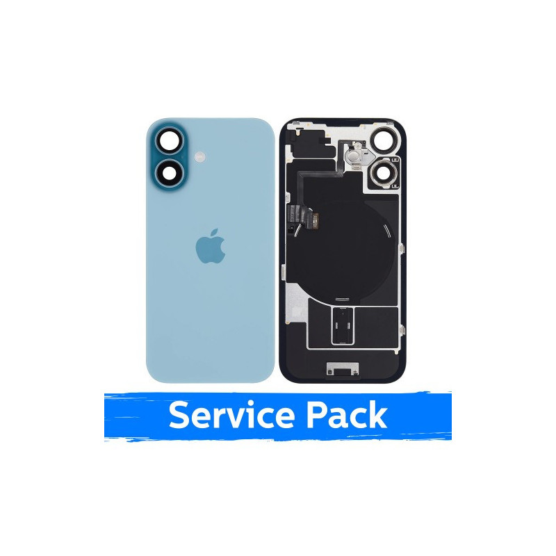 Galinis dangtelis skirtas Apple iPhone 16 / Teal / (Service Pack)