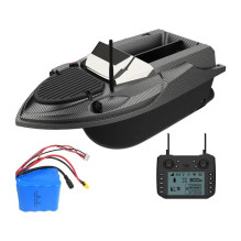 Žvejybos Įranga - Flytec V080 Nuotoliniu Būdu Valdomas Masalo Laivas 3 kg bendra talpa GPS Juodas