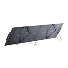 Sulankstomas saulės energijos modulis - EcoFlow 110W Bifacial Saulės Plokštė Su Reguliuojamu Stovu - Juoda