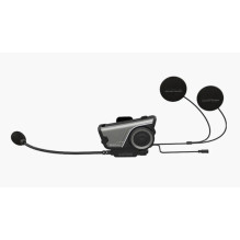 Bluetooth Motociklo Interkomas - Sena 60S, 8000m Diapazonas, 24 Vartotojai, IPX7 Atsparus Vandeniui, Juoda