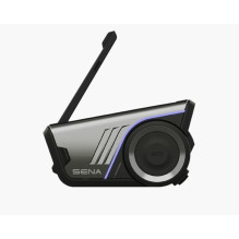 Bluetooth Motociklo Interkomas - Sena 60S, 8000m Diapazonas, 24 Vartotojai, IPX7 Atsparus Vandeniui, Juoda