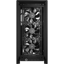 Kompiuterio Korpusas - Corsair 4000D RS Mid-Tower, Grūdintas Stiklas, EATX / ATX Palaikymas, Juoda
