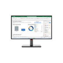Monitorius - Lenovo ThinkVision P27h-30 27-Colių QHD 2560x1440 6ms USB HDMI DisplayPort Juodas