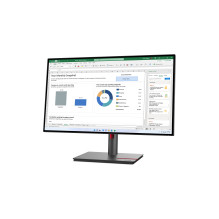 Monitorius - Lenovo ThinkVision P27h-30 27-Colių QHD 2560x1440 6ms USB HDMI DisplayPort Juodas