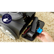 Dulkių Siurblys - Philips PowerPro Expert FC9744 / 09 900W Alergijos Filtras Mini Turbo Šepetys Juodas
