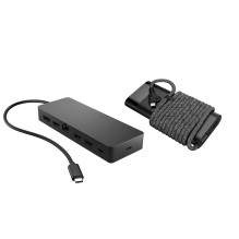 Kompiuterio Priedas - HP Universal USB-C Multiport Hub Su 65W Maitinimo Adapteriu, 2x USB-A, HDMI, RJ-45, Juodas