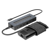 Kompiuterio Priedas - HP Universal USB-C Multiport Hub Su 65W Maitinimo Adapteriu, 2x USB-A, HDMI, RJ-45, Juodas