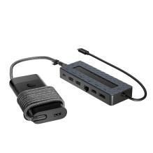 Kompiuterio Priedas - HP Universal USB-C Multiport Hub Su 65W Maitinimo Adapteriu, 2x USB-A, HDMI, RJ-45, Juodas