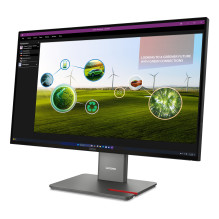 Monitorius - Lenovo ThinkVision P27Q-40 27" WLED IPS 2560x1440 120Hz Juodas