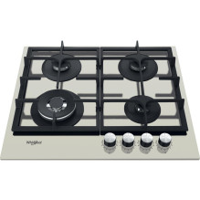 Namų ir virtuvės prietaisai - WHIRLPOOL Dujinė Kaitlentė AKTL 629 / S, 4 virimo zonos, 590 mm, Sidabrinė