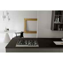 Namų ir virtuvės prietaisai - WHIRLPOOL Dujinė Kaitlentė AKTL 629 / S, 4 virimo zonos, 590 mm, Sidabrinė