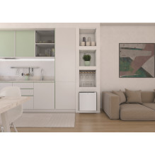 Šaldytuvas - Candy CHASD4351EWC, 42L Talpa, Energijos Klasė E, Balta