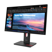 Monitorius - Lenovo ThinkVision T27QD-40 27" 2K QHD 120Hz HDMI / DP / USB-C Juodas