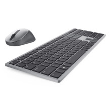 Klaviatūros ir Pelės Rinkinys - Dell Pro Plus KM7321W, Bevielis, RF / Bluetooth, Rusų (QWERTY), Juoda