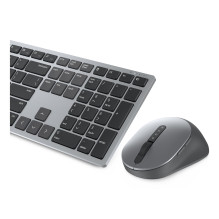 Klaviatūros ir Pelės Rinkinys - Dell Pro Plus KM7321W, Bevielis, RF / Bluetooth, Rusų (QWERTY), Juoda