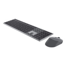 Klaviatūros ir Pelės Rinkinys - Dell Pro Plus KM7321W, Bevielis, RF / Bluetooth, Rusų (QWERTY), Juoda
