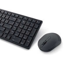 Klaviatūros ir Pelės Rinkinys - Dell KM555 Belaidis, Bluetooth, Pilno Dydžio Išdėstymas, Juoda