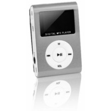 MP3 atskaņotājs Setty Metal Clip Silver