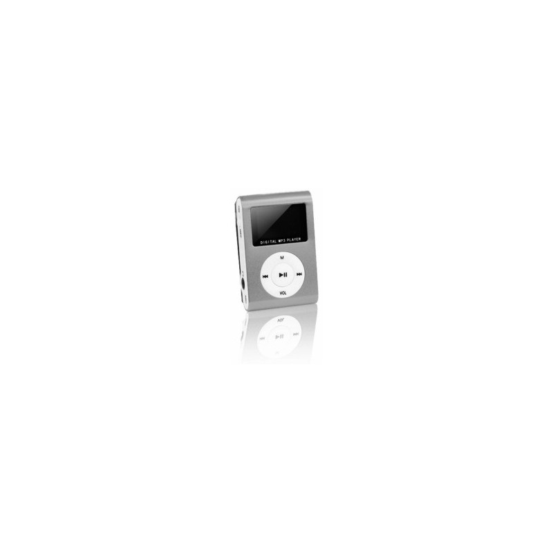MP3 atskaņotājs Setty Metal Clip Silver