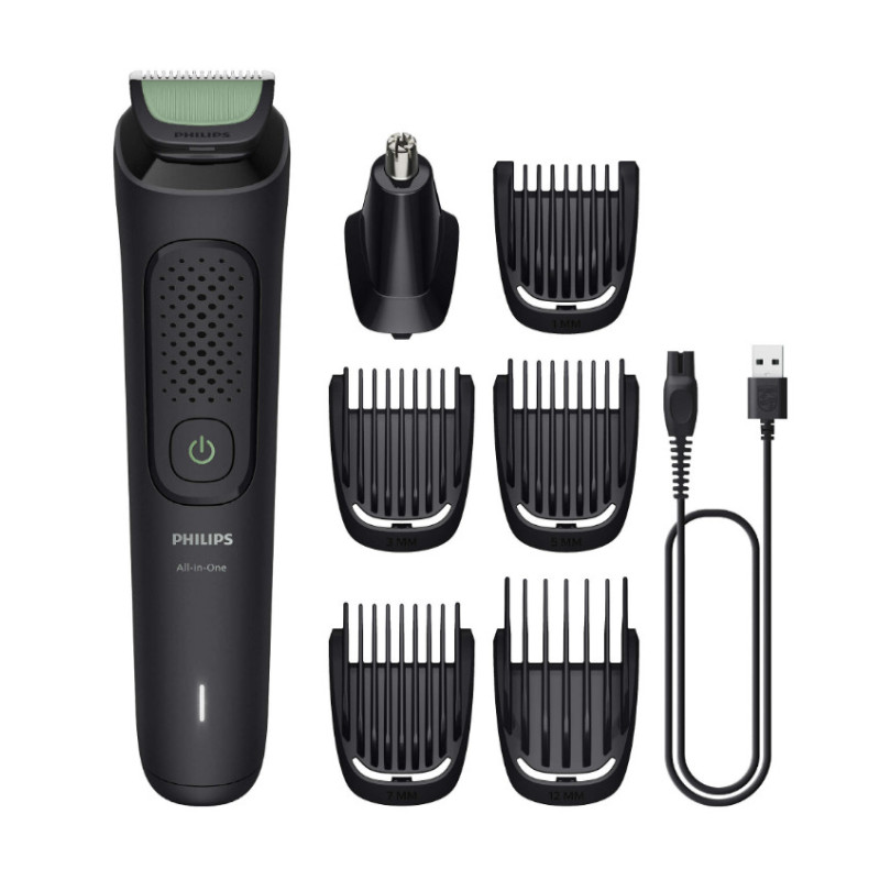 Sveikata ir asmeninė priežiūra - Philips Multigroom Series 3000 MG3920 / 15, 60 min. Veikimo Laikas, 7 Įrankiai, Juoda