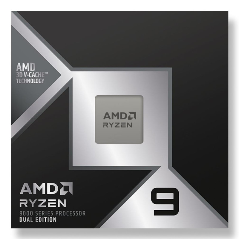 CPUAMDDesktopAMD RyzenT 99950X3D2 4.3 GHz16xCoresCache 192 MBLizdasSocket AM5TDP 200 WGPU TaipBox100-100001978WOF 100-10