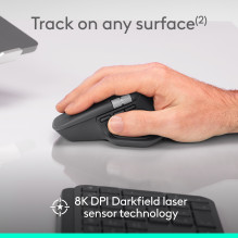 Kompiuterio Pelė - Logitech MX Master 4 For Business, Logi Bolt USB-C, 150 g, Graphite