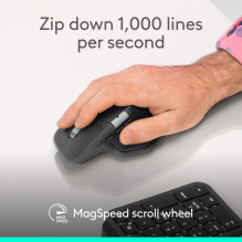 Kompiuterio Pelė - Logitech MX Master 4 For Business, Logi Bolt USB-C, 150 g, Graphite