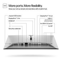 Monitorius - HP 724pu Series 7 Pro 24" WUXGA 1920x1200 100Hz USB-C Juodas