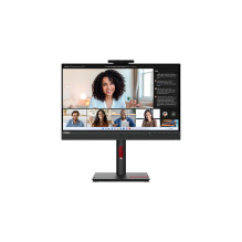 Monitorius - Lenovo T24mv-30 23.8" Full HD 75 Hz USB Hub Webcam Juodas