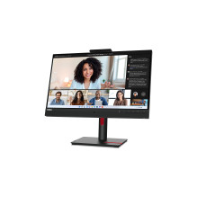 Monitorius - Lenovo T24mv-30 23.8" Full HD 75 Hz USB Hub Webcam Juodas