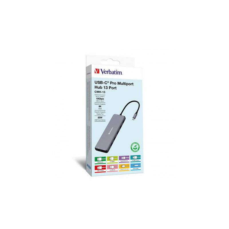 Verbatim USB-C Pro Multiport Hub 13 Port CMH-13 32153