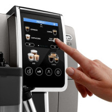 Kavos Aparatas - DELONGHI Dinamica Plus ECAM380.95.TB, 1.8L Vandens Talpa, Pilka