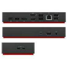 Dokavimo stotis - Lenovo ThinkPad Universal USB-C Dock, Ethernet, Kompaktiškas Dizainas, Juoda