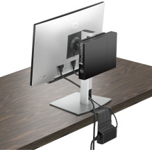 Monitoriaus Stovas - Dell Micro Form Factor All-in-One Stovas MFS22, Palaiko 27" ekraną, VESA 100x100 mm, Juoda / S Monitoriaus Stovas - Dell Micro Form Factor All-in-One Stovas MFS22, Palaiko 27" ekraną, VESA 100x100 mm, Juoda / S