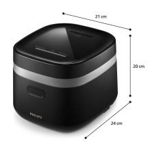 Namų ir Virtuvės Prietaisas - Philips All In One Multi Cooker HD3090 / 80, Juoda