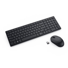 Klaviatūra ir Pelė - Dell KM555 Belaidė QWERTY Klaviatūra ir Pelė, Juoda