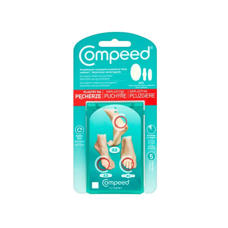 JOHN COMPEED Blister Plasters Mixed Sizes 5 pack (3574661346106)
