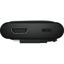 USB-C Hub - Dell Pro 4-in-1 USB-C Kelioninis Hub DA225, USB-C, HDMI, Kompaktiškas Dizainas, Juoda