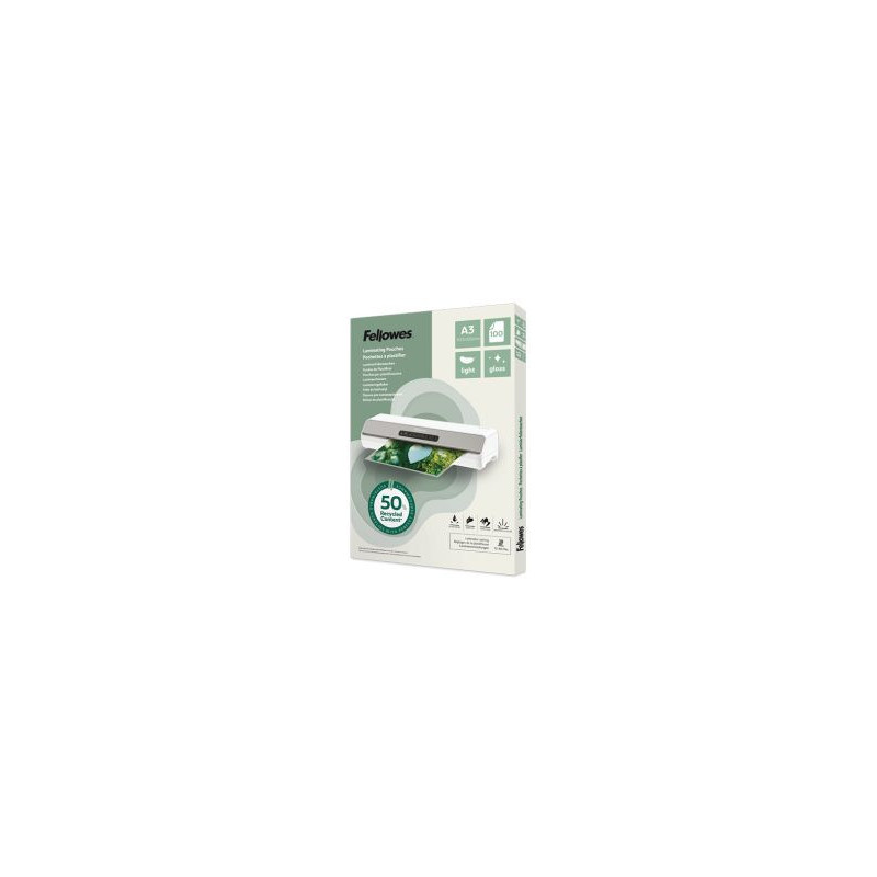 Laminavimo plėvelė Fellowes Eco 100gab Gloss A3 043859813360 100142988 (043859813360)
