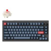 Klaviatūra - Keychron V1 Max Belaidė RGB Klaviatūra, Juoda