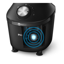 Blender - Philips 3000 Serija HR2191 / 01 600W 2-greitis 2L Plastikinis Indas Juoda, Permatoma