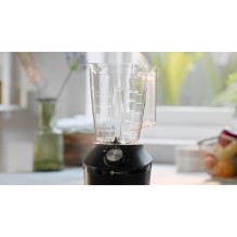 Blender - Philips 3000 Serija HR2191 / 01 600W 2-greitis 2L Plastikinis Indas Juoda, Permatoma Blender - Philips 3000 Serija HR2191 / 01 600W 2-greitis 2L Plastikinis Indas Juoda, Permatoma