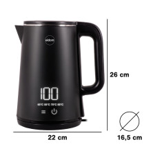 ELDOM C515C Cordless Kettle 1.8 L 2000 W Black