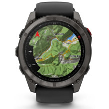Garmin fēnix 8 Pro 3.56 cm (1.4") AMOLED 51 mm Digital 454 x 454 pixels Touchscreen Black, Grey, Titanium Wi-Fi GPS