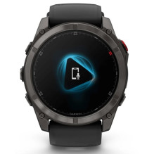 Garmin fēnix 8 Pro 3.56 cm (1.4") AMOLED 51 mm Digital 454 x 454 pixels Touchscreen Black, Grey, Titanium Wi-Fi GPS