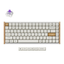 Klaviatūra - Keychron K2 HE Belaidė Mechaninė Karštai Keičiamo Gateron RGB Apšviesta - Balta