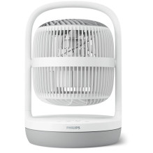 Ventiliatoriai - Philips Stalo Ventiliatorius CX2050 / 00, 3 Greičio Nustatymai, Tylus Miego Režimas, Baltas