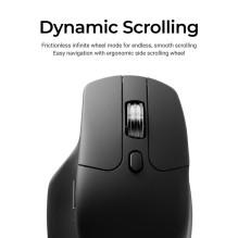 Pelė - Keychron M6 Silent 30,000 DPI Bevielis Bluetooth USB Type-C Juodas Pelė - Keychron M6 Silent 30,000 DPI Bevielis Bluetooth USB Type-C Juodas