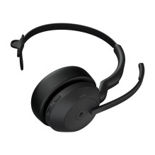 Ausinės - JABRA Evolve2 55 MS Mono Ausinės, 18 Valandų Baterijos Gyvavimo Trukmė, ANC, Juoda